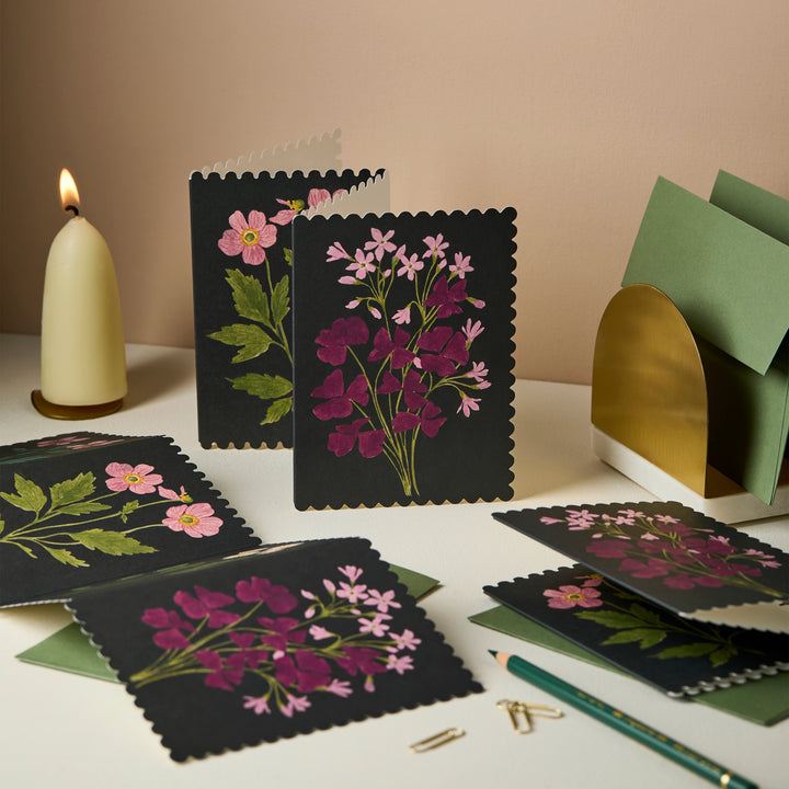 Botanical Accordion Mini Card