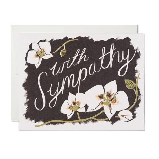 Sympathy Orchids Card