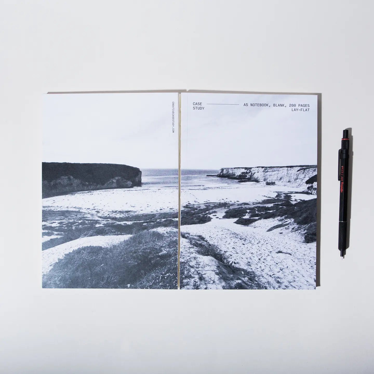Scenic Sea Lay-Flat Notebook - By Case Study