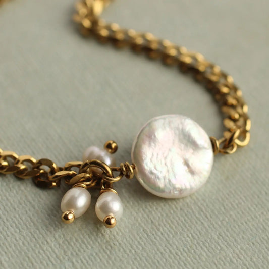 Freshwater Pearl Trio Bracelet
