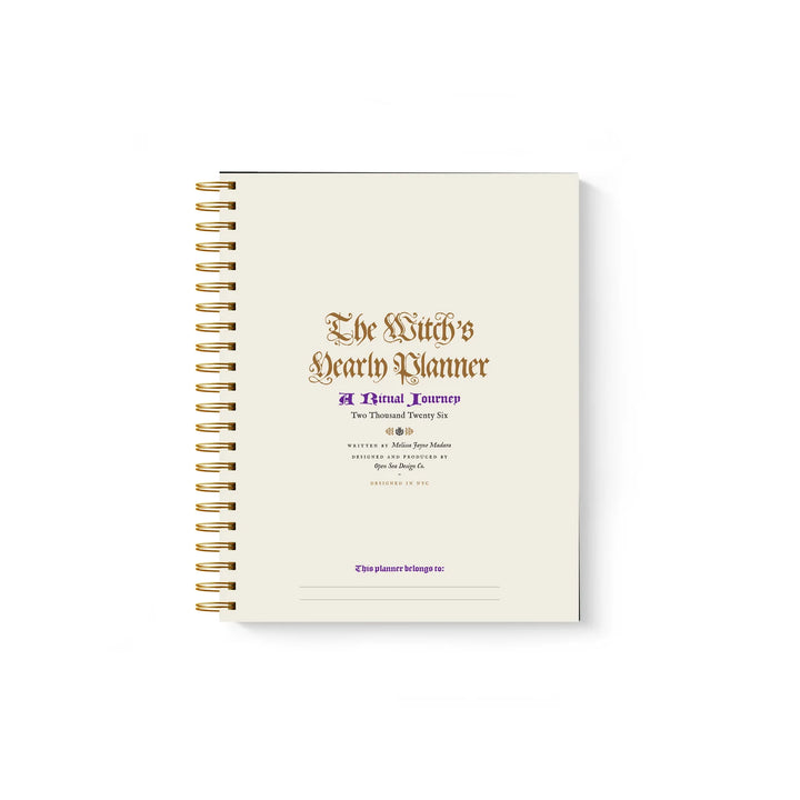 The Witch's Yearly Planner - 2026 Preorder