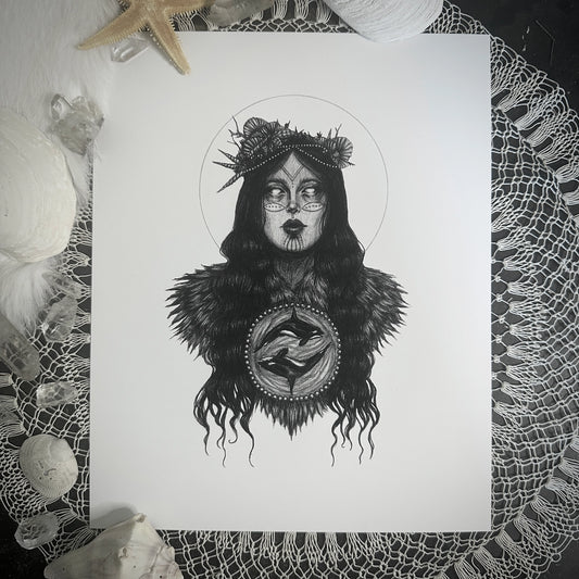 Sedna - Inuit Goddess of the Sea Print