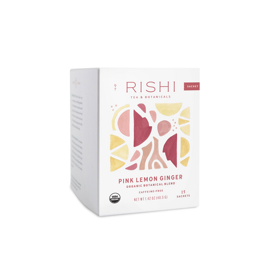 Pink Lemon Ginger Organic Tea Box - 15 Pack
