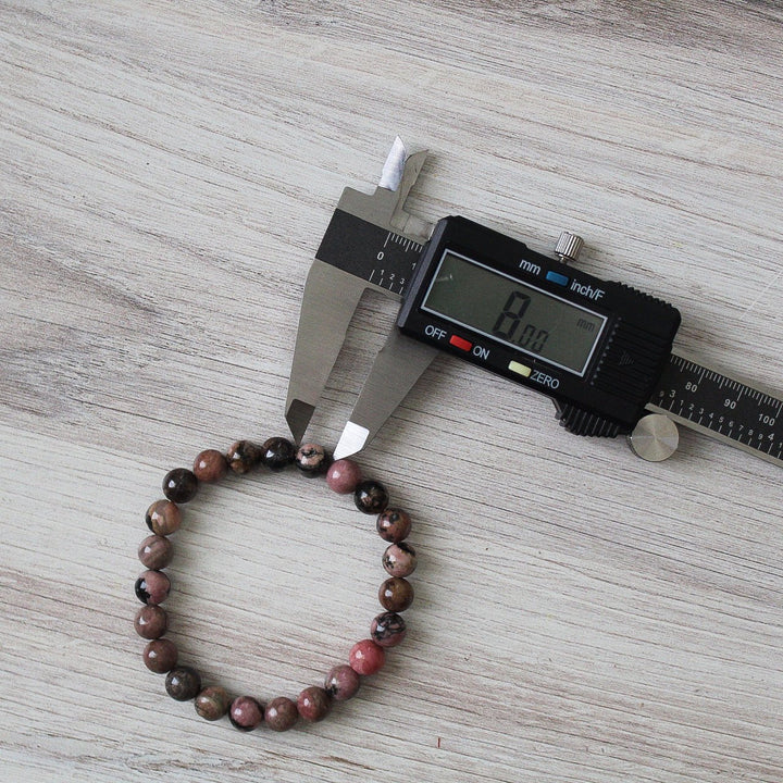 Rhodonite - Crystal Bracelet