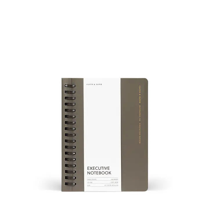 Mini Executive Spiral Notebook - Cafe Noir