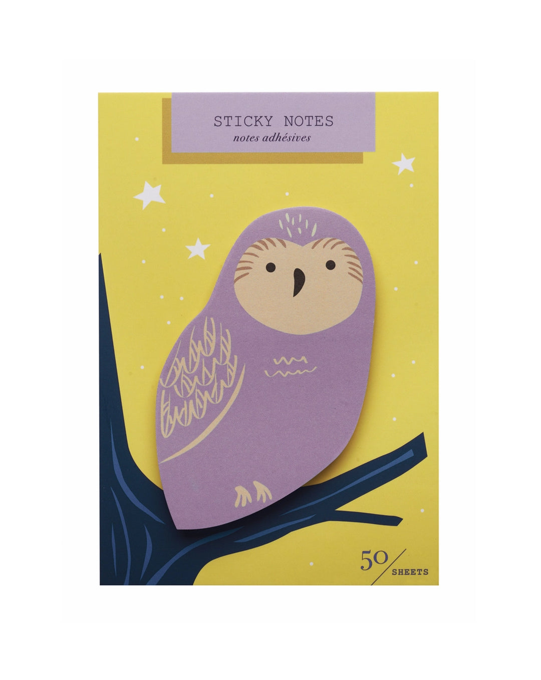 Owl Die-Cut Sticky Notes