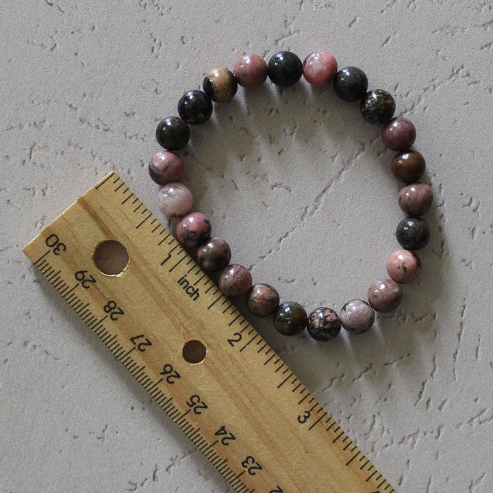 Rhodonite - Crystal Bracelet