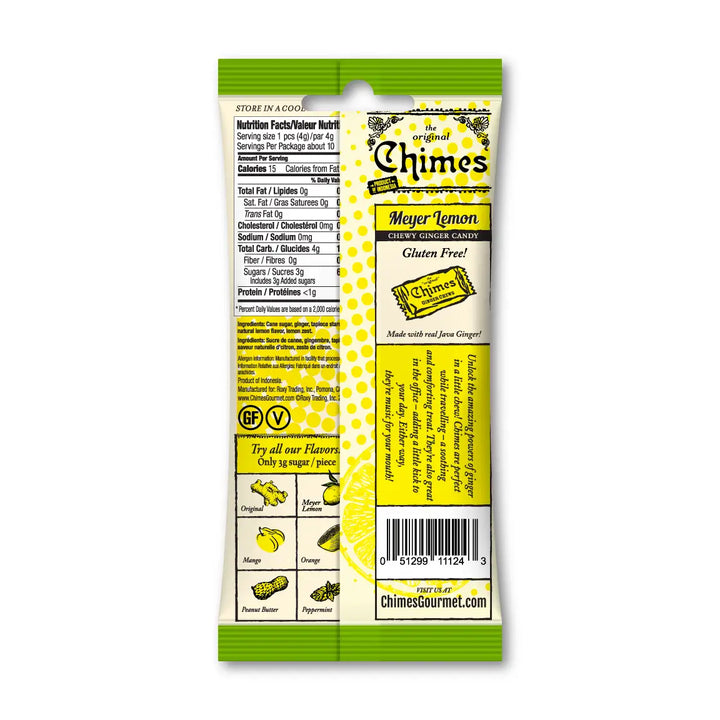 Chimes Ginger Chew Candy