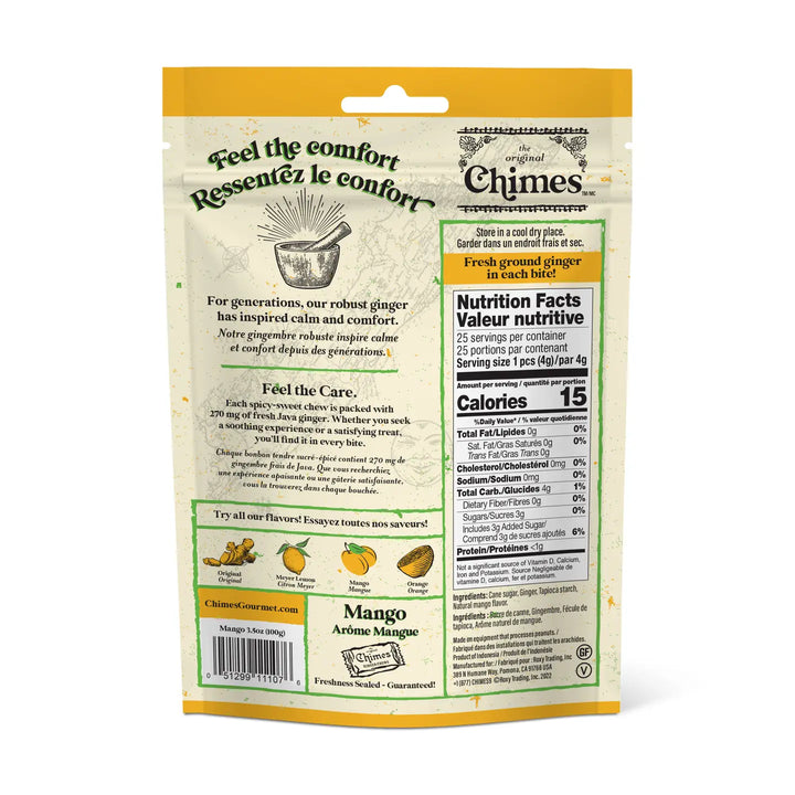 Chimes Ginger Chew Candy