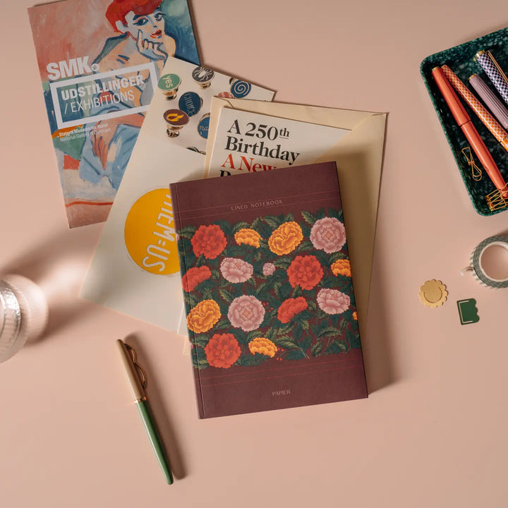 Persephone's Floral Lined Notebook