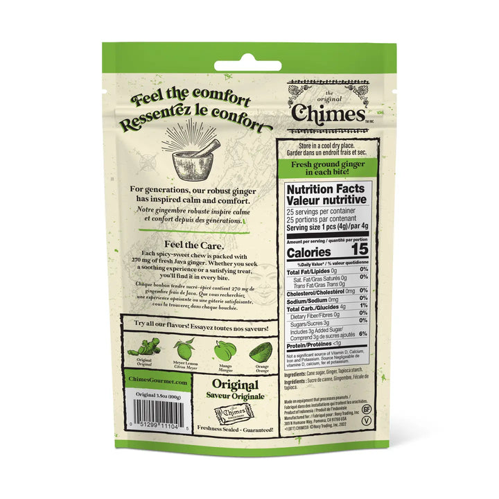 Chimes Ginger Chew Candy