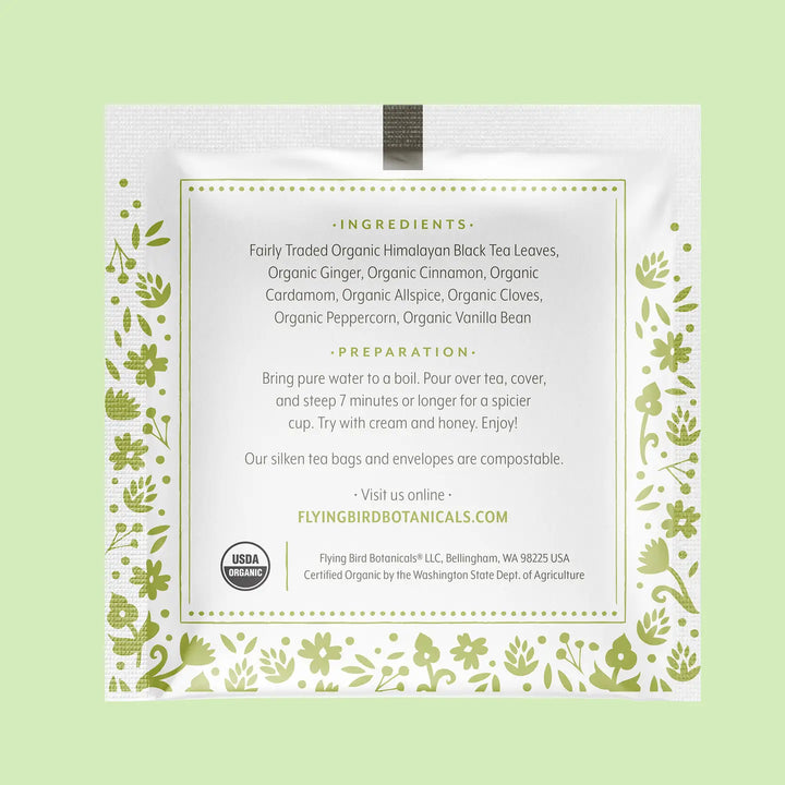 Cedarwood Chai Tea Bag