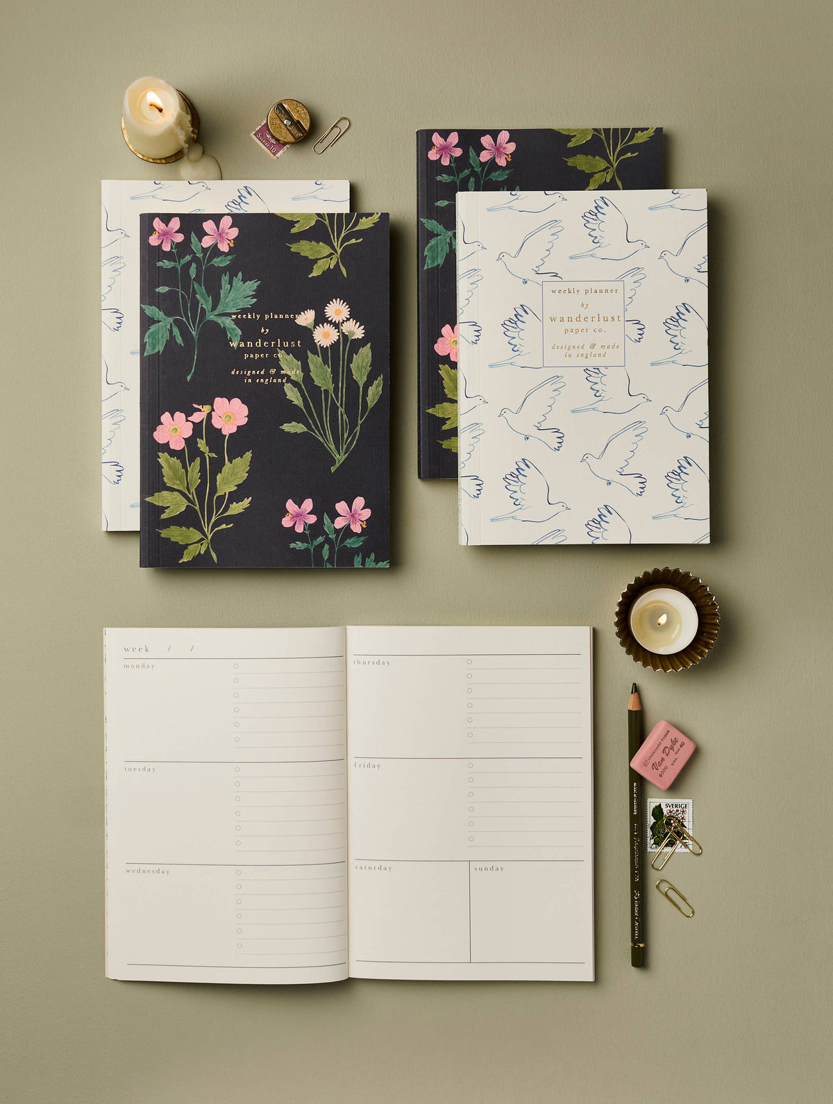 Botanical Weekly Planner - Undated – Of Aspen Curated Gifts
