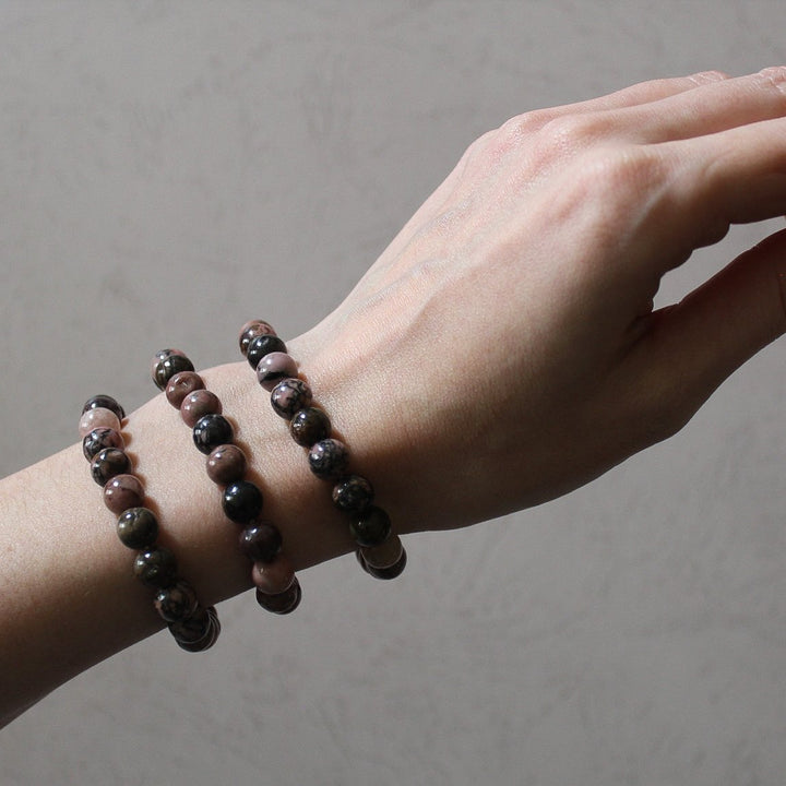 Rhodonite - Crystal Bracelet