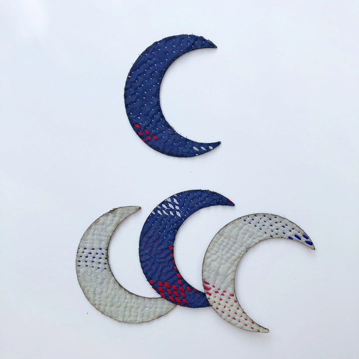 Spooky Iron-On Kantha Patches