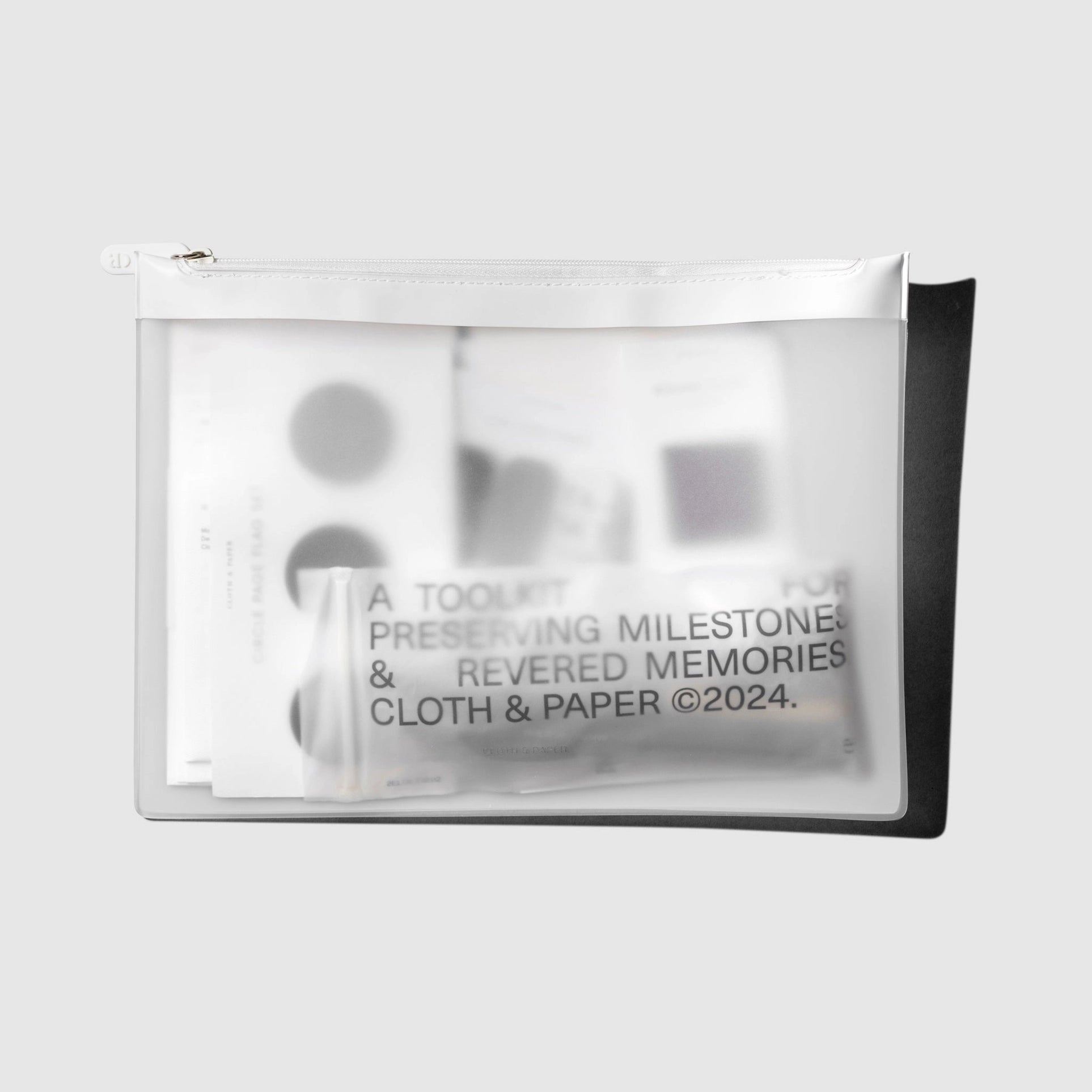 Cloth & Paper - Vinyl Storage Holder Pouch Set