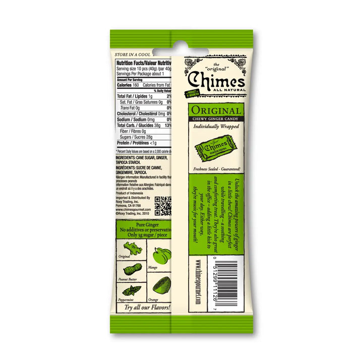 Chimes Ginger Chew Candy