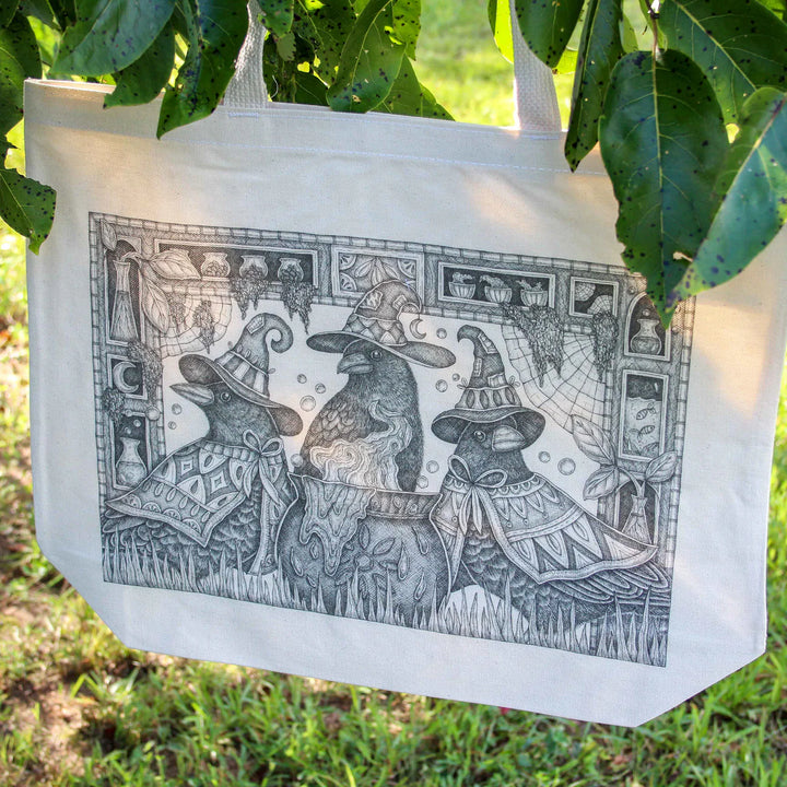 The Apothecary Crows Jumbo Tote Bag