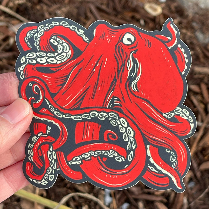 Giant Pacific Octopus Sticker