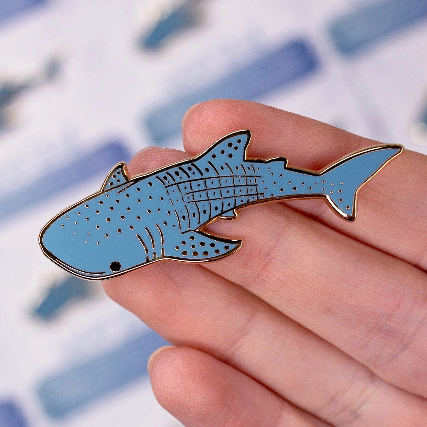 Whale Shark Enamel Pin