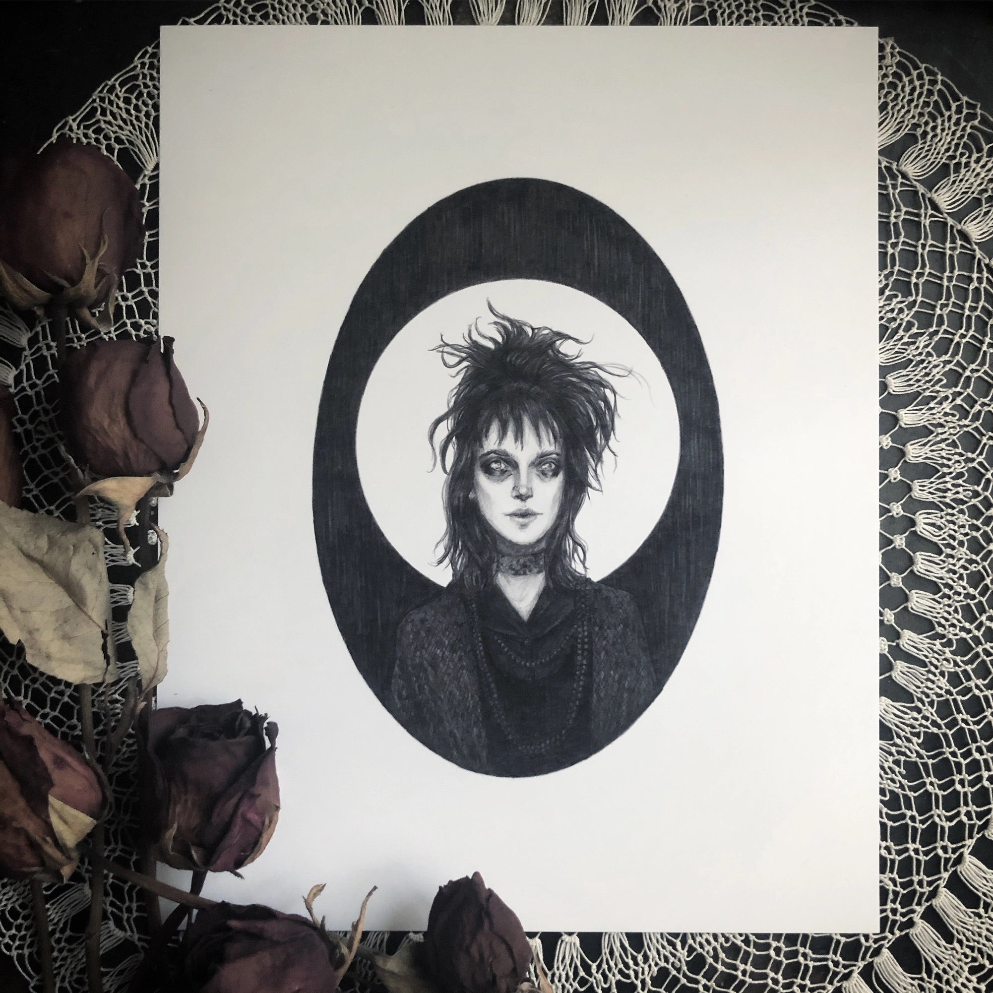 Lydia - Beetlejuice Print – Of Aspen Curated Gifts