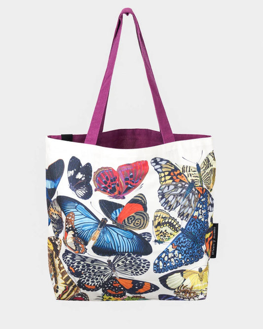 Butterfly Wings Reversible Canvas Tote