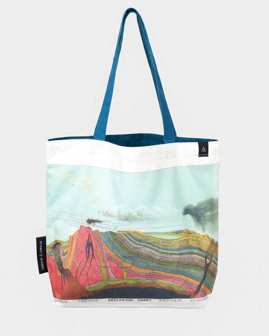 Layers of Earth Reversible Canvas Tote