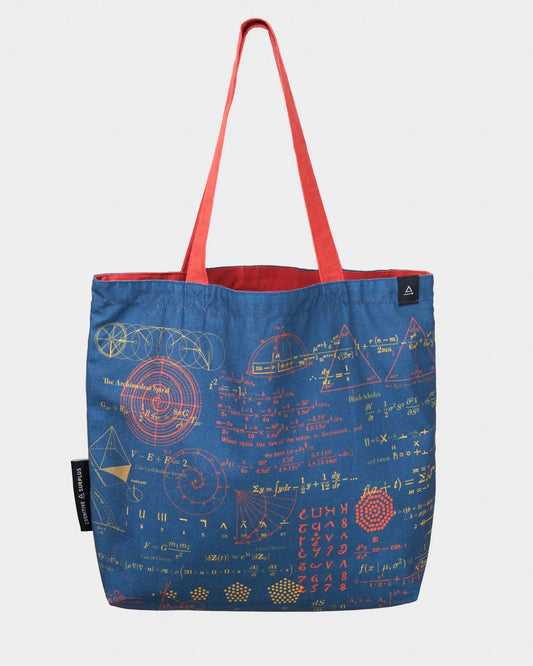 Equations That Changed The World Reversible Canvas Tote
