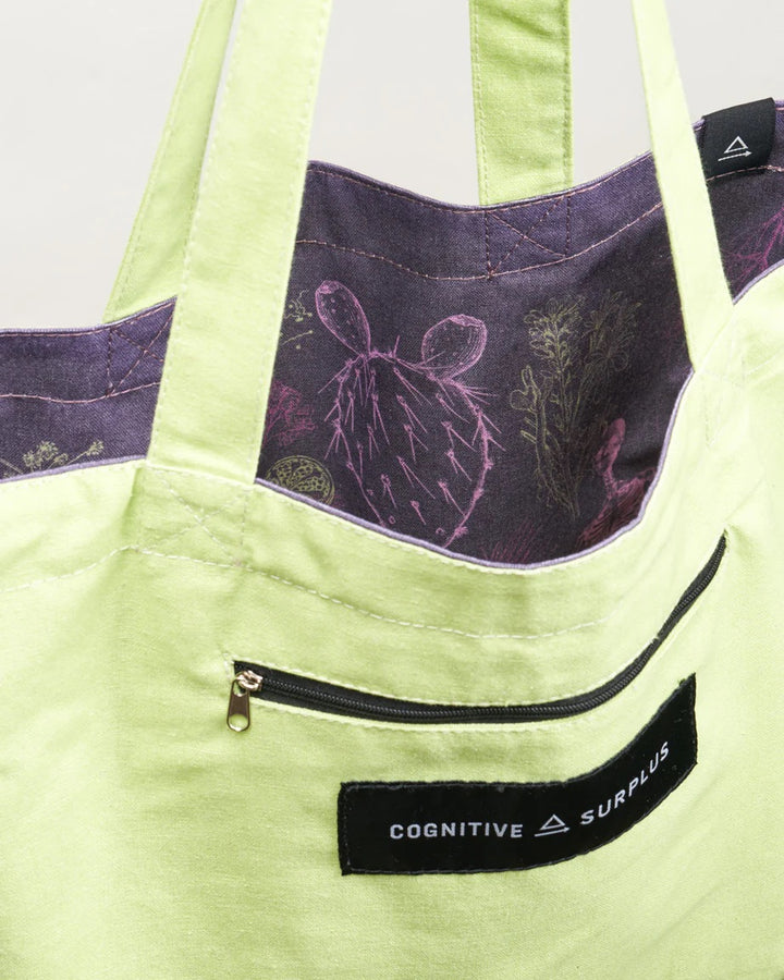 Poisonous Plants Reversible Canvas Tote