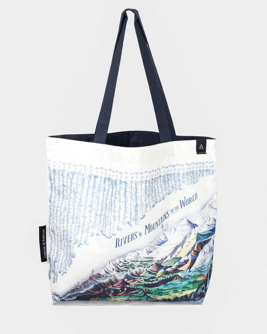 Rivers & Mountains Reversible Canvas Tote