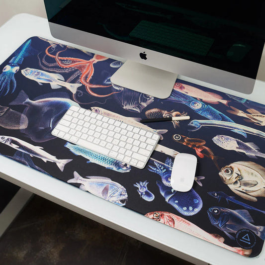 Cognitive Surplus - Deep Sea Desk Pad from Of Aspen