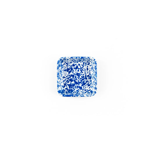 Splatter Enamelware Small Square Tray