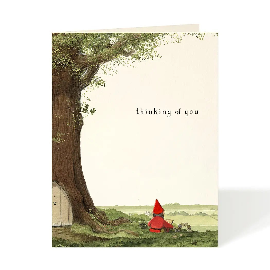 Thinking of You Gnome Card