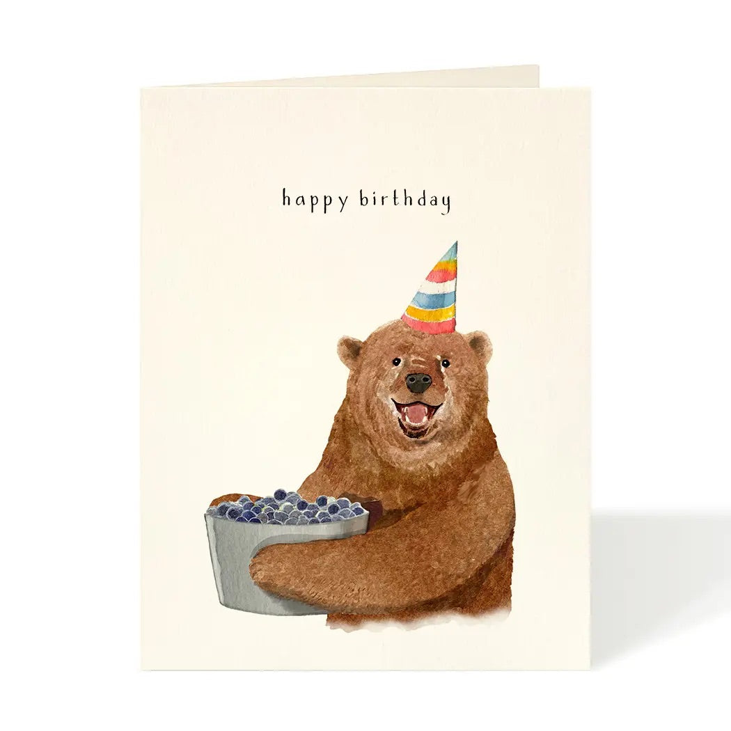 Happy Bear Birthday Card