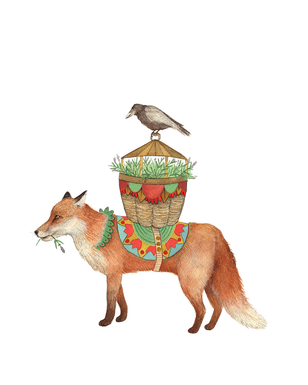 Flower Messenger: The Fox Print - 8x10