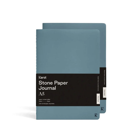 Karst A5 Stone Paper Notebook Set - 3 Color Options