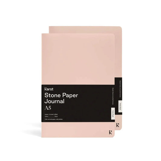 Karst A5 Stone Paper Notebook Set - 3 Color Options
