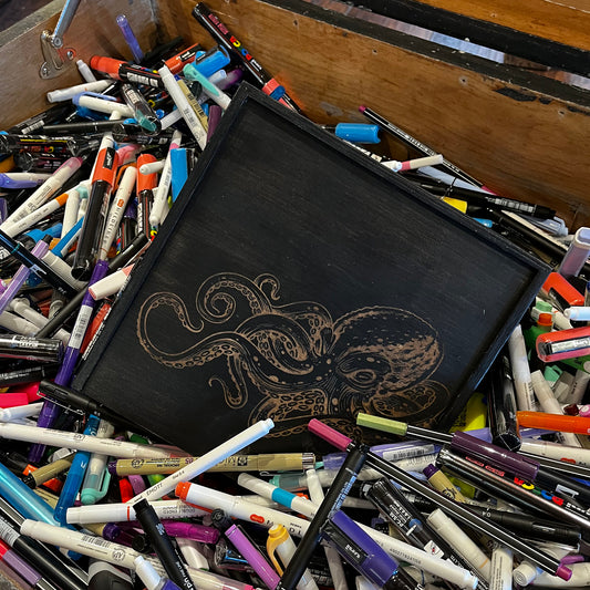 Of Aspen Baby Kraken Wooden Keepsake Box