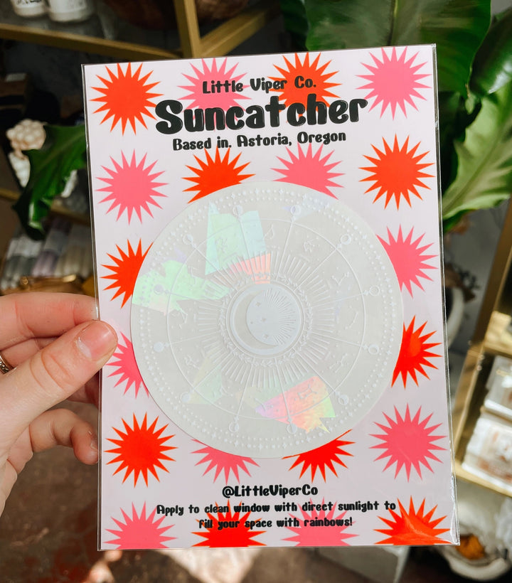 Astrology Zodiac Wheel Suncatcher Sticker