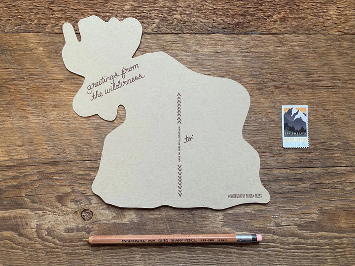 Moose Postcard