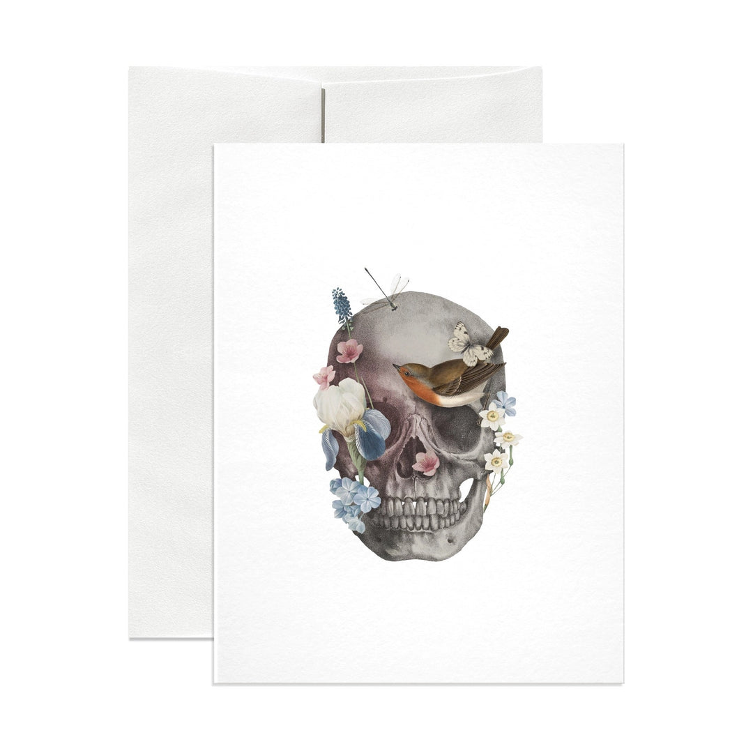 Pink Skull Card