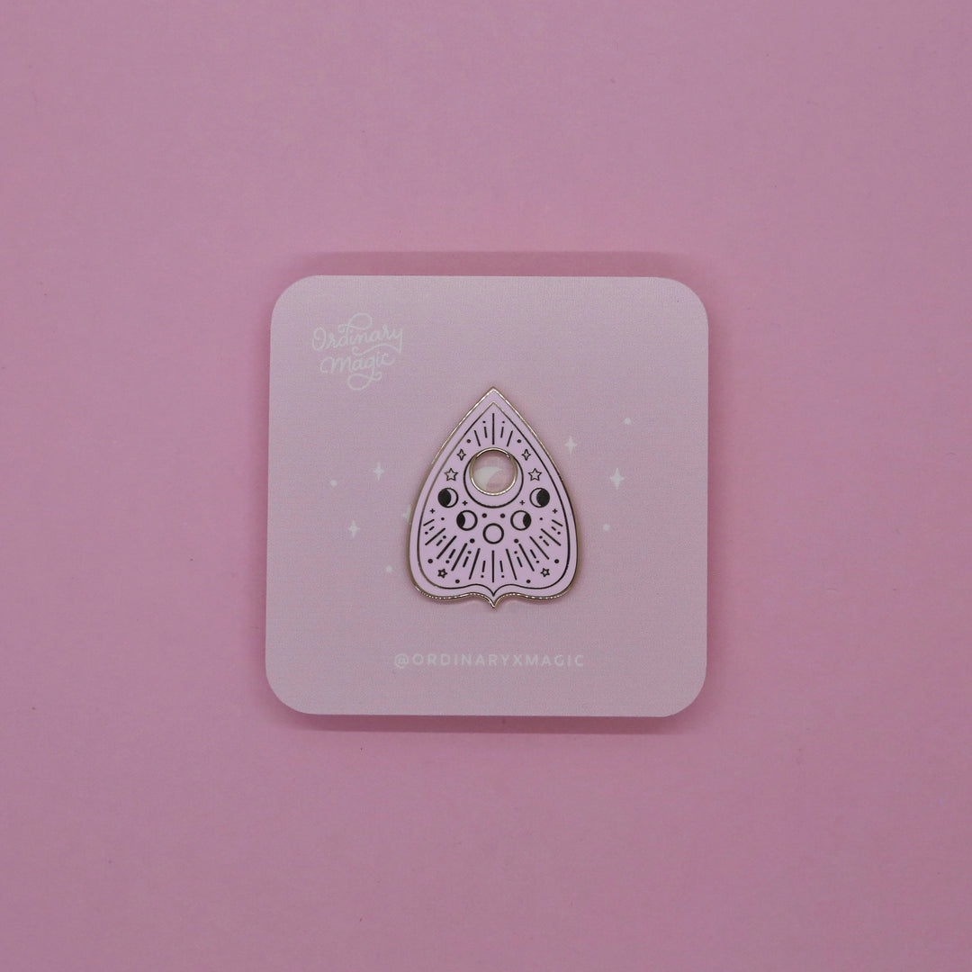 Pink Lunar Planchette Pin