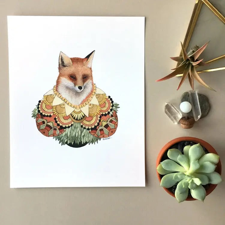 Collector: The Fox Print - 8 x 10