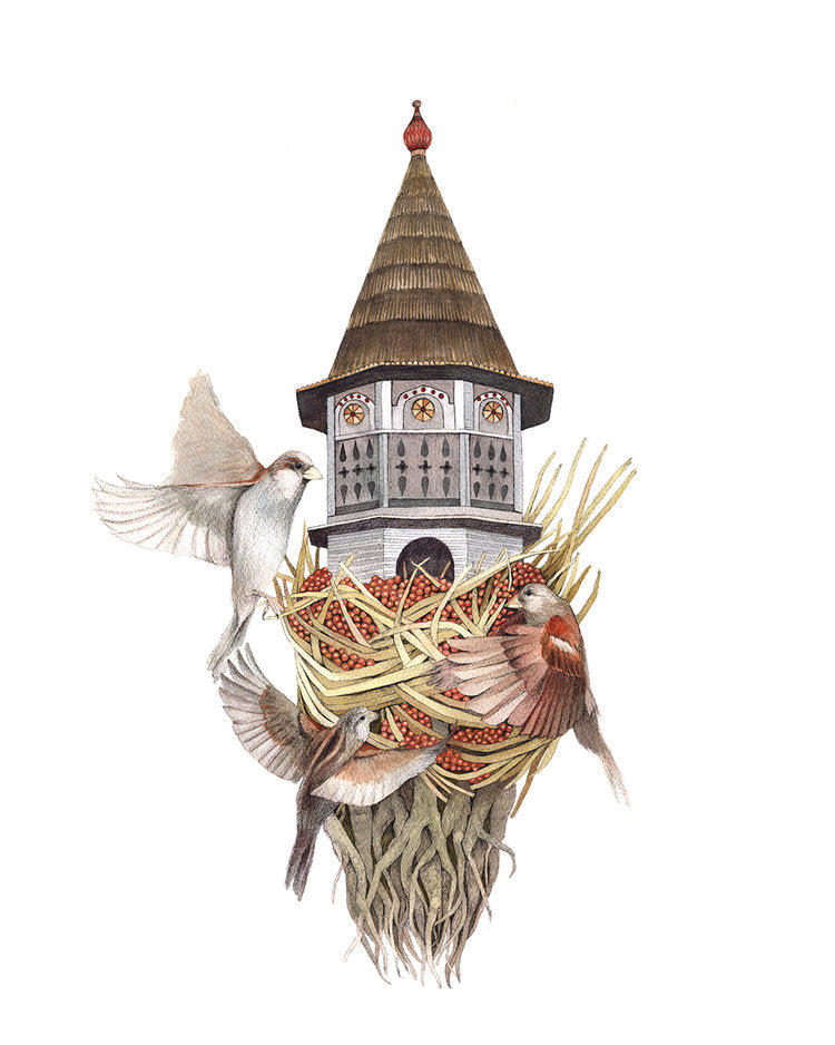 House of Sparrow Print - 8x10