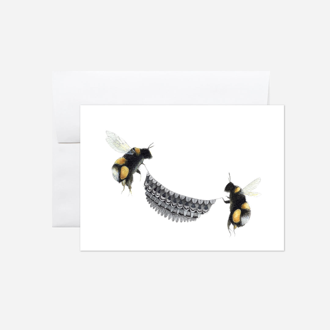 Quilted Helpers Bumblebee Card
