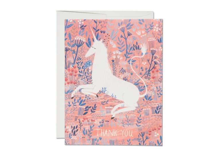 Unicorn Thank You Card