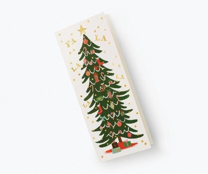 Fa La La Tree Card