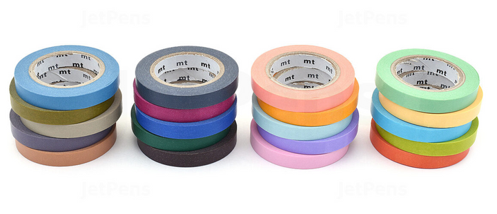 MT Washi Tape Slim 20-Roll Set