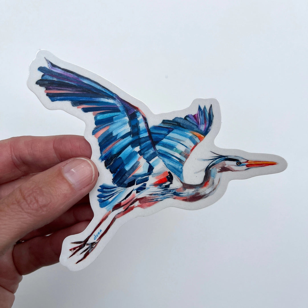 Great Blue Heron Sticker