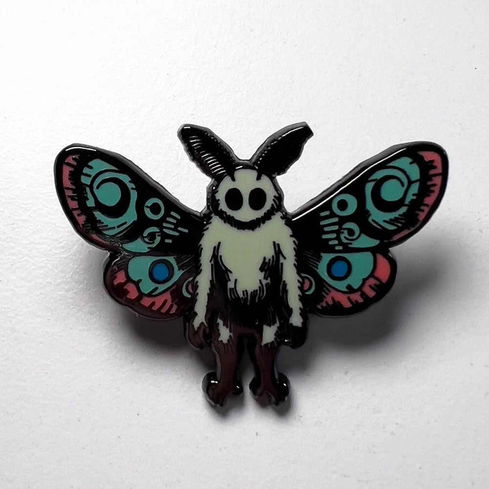 Mothman Pin - Midnight Variant